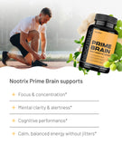 Nootrix Prime Brain ingredientes clave Lion's Mane y Ginkgo beneficios cognitivos