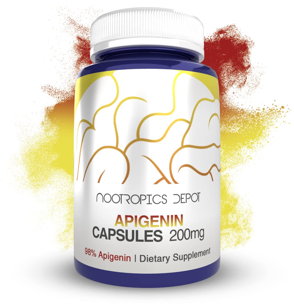 Nootropics Depot frasco delantero mostrando el envase y conteo de cápsulas