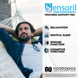Nootropics Depot frasco abierto con cápsulas para visualizar cantidad y conveniencia