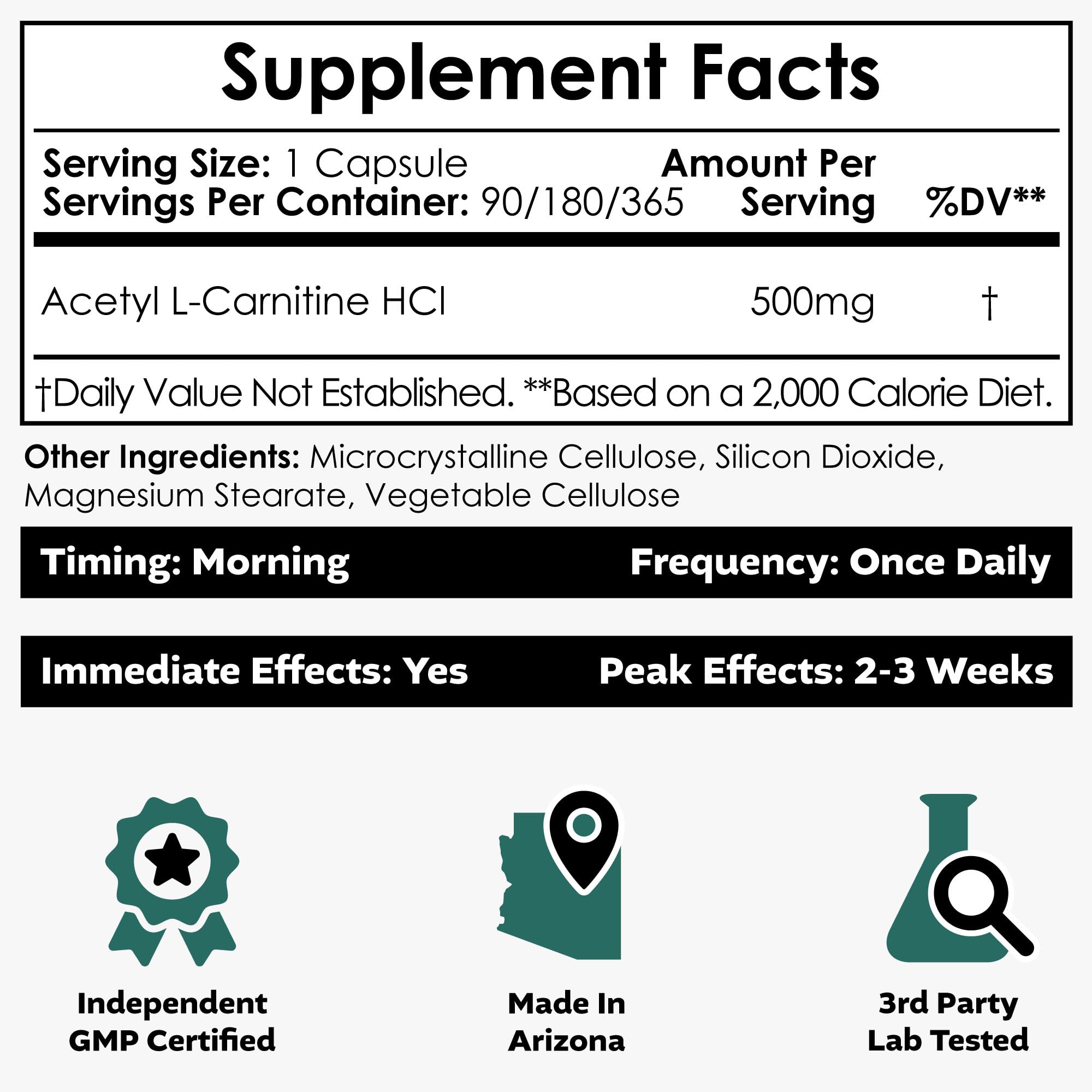 Nootropics Depot cápsula en mano para comparar tamaño y dosificación conveniente