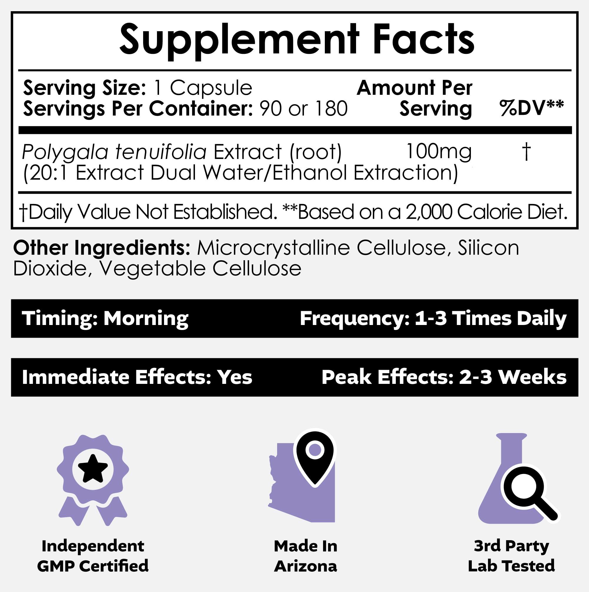 Nootropics Depot detalle de cápsulas, textura clara que indica pureza