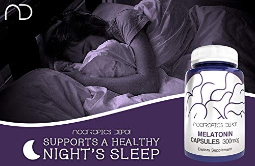 Nootropics Depot cápsulas en mano para mostrar tamaño y dosificación visual