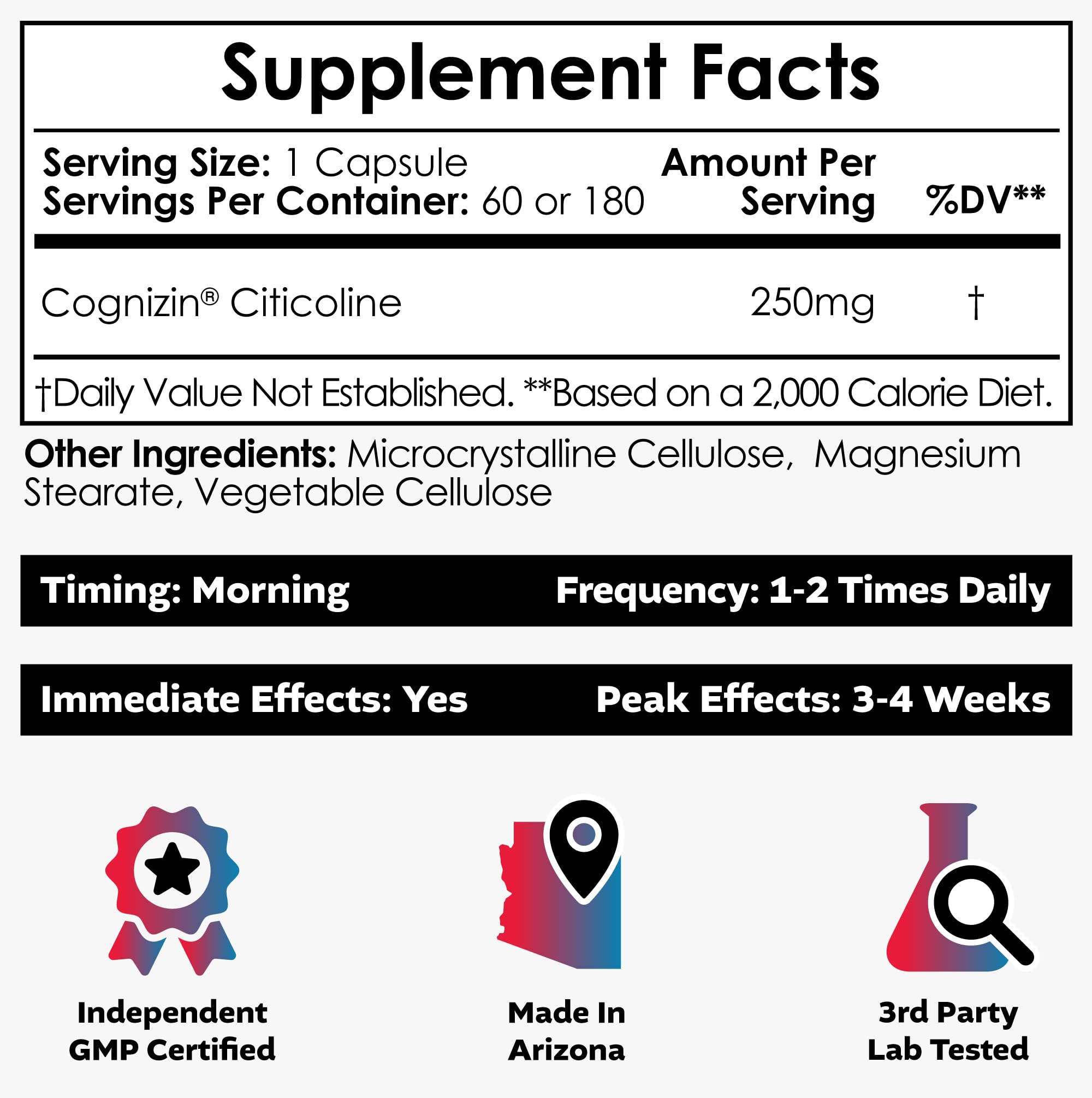 Nootropics Depot cápsulas textura cercana para verificar pureza y calidad