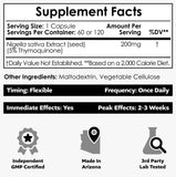 Nootropics Depot cápsulas vistas de cerca para ver textura y tamaño