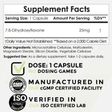 Nootropics Depot primer plano de cápsula resaltando calidad y dosificación 25 mg