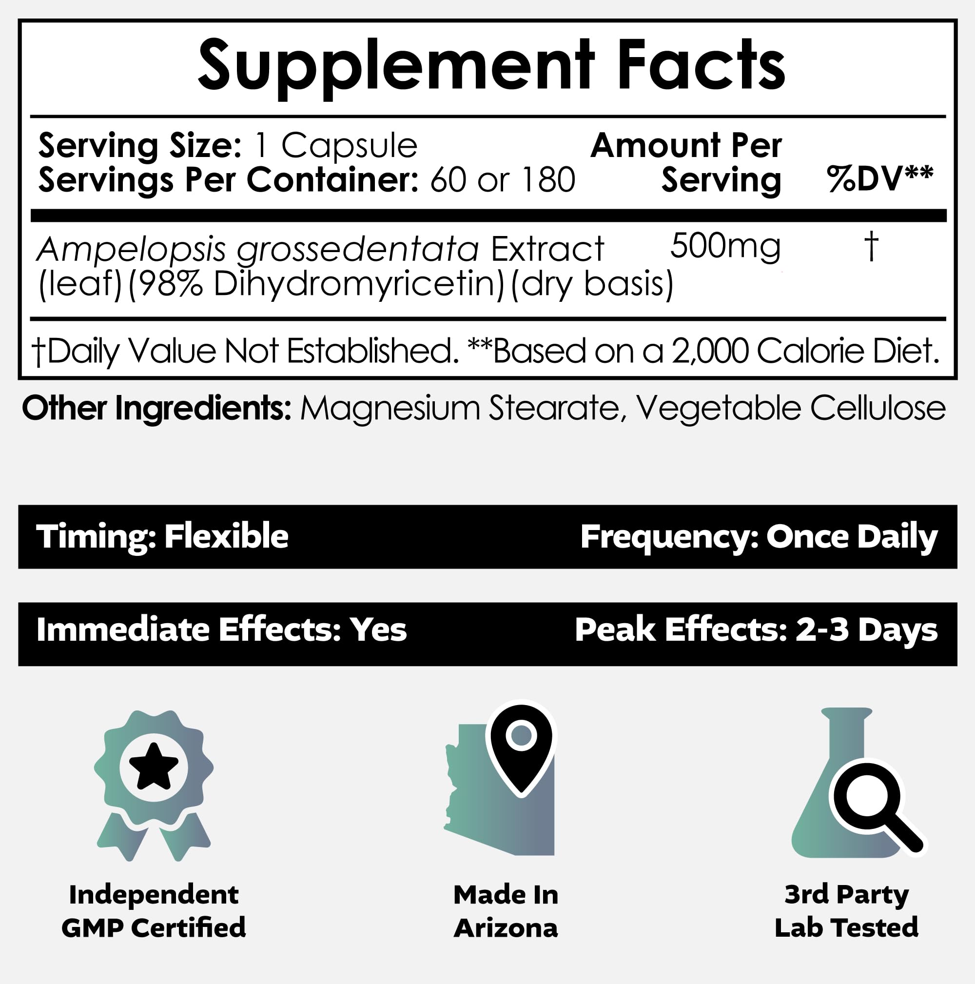 Nootropics Depot cápsula vegetal en mano mostrando tamaño fácil de tragar