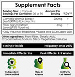 Nootropics Depot primer plano de cápsula destacando pureza y facilidad de ingestión
