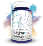 Nootropics Depot Erinamax frente del empaque mostrando cápsulas y sello de calidad