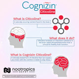 Nootropics Depot etiqueta con ingredientes y certificaciones legibles