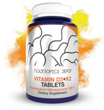 Nootropics Depot frasco frontal mostrando etiqueta y conteo anual