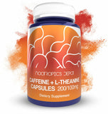Nootropics Depot frasco frontal mostrando 60 cápsulas y beneficio de energía controlada
