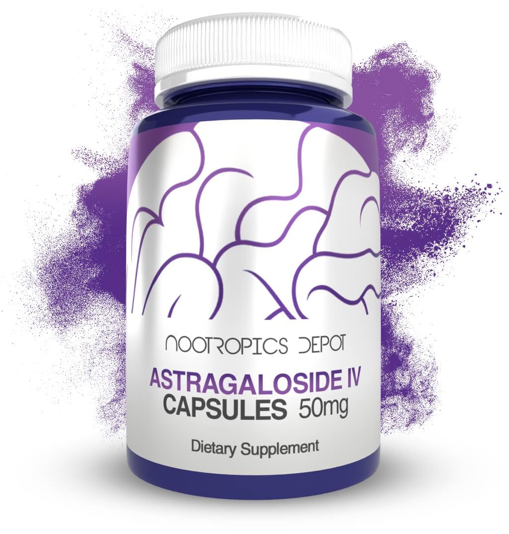 Nootropics Depot frasco frontal mostrando 30 cápsulas y beneficio de dosificación clara