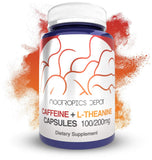 Nootropics Depot frasco frontal limpio muestra la cantidad y beneficio de enfoque