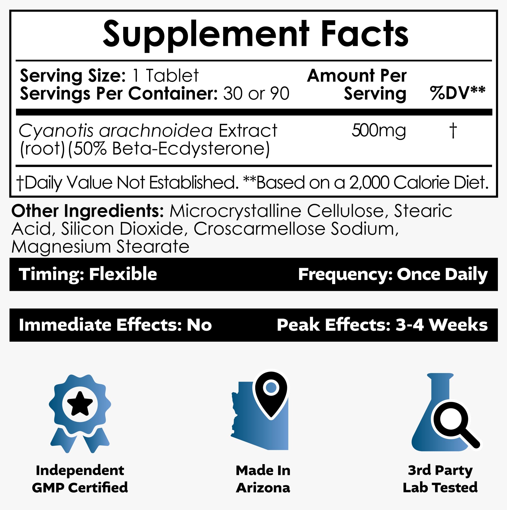 Nootropics Depot planta Cyanotis arachnoidea como origen natural del extracto