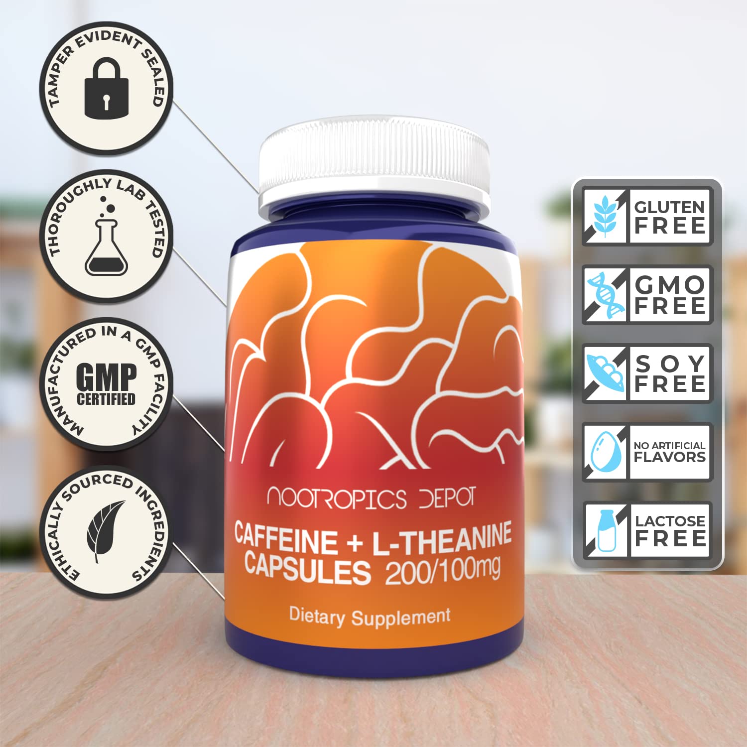 Nootropics Depot equipo de laboratorio ilustrando pruebas de calidad y pureza