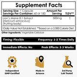 Nootropics Depot cápsulas al detalle, evidencia de dosificación consistente