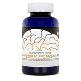 Nootropics Depot frasco en mesa de desayuno, integración en rutina diaria