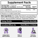 Nootropics Depot MicroZinc cápsula en primer plano para fácil ingestión y dosificación