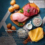 Nootropics Depot etiqueta nutricional legible con información de dosis