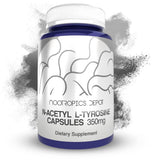 Nootropics Depot frasco frontal mostrando 240 cápsulas y etiqueta clara