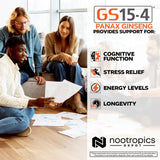 Nootropics Depot frasco en mano indica tamaño real y portabilidad