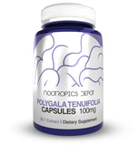 Nootropics Depot envase frontal mostrando 180 cápsulas y beneficio de apoyo cognitivo
