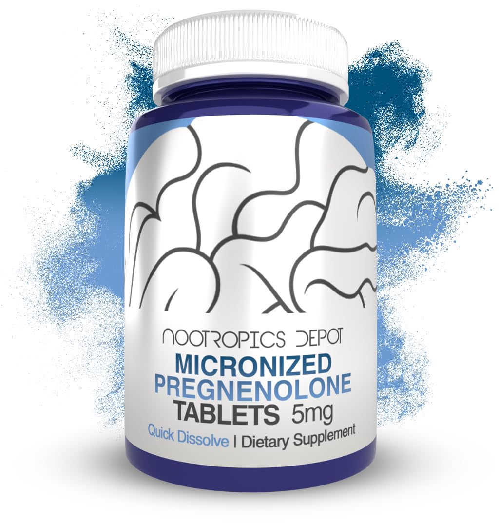 Nootropics Depot frasco frontal mostrando 120 tabletas y portabilidad