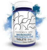 Nootropics Depot frasco frontal mostrando 120 tabletas y portabilidad