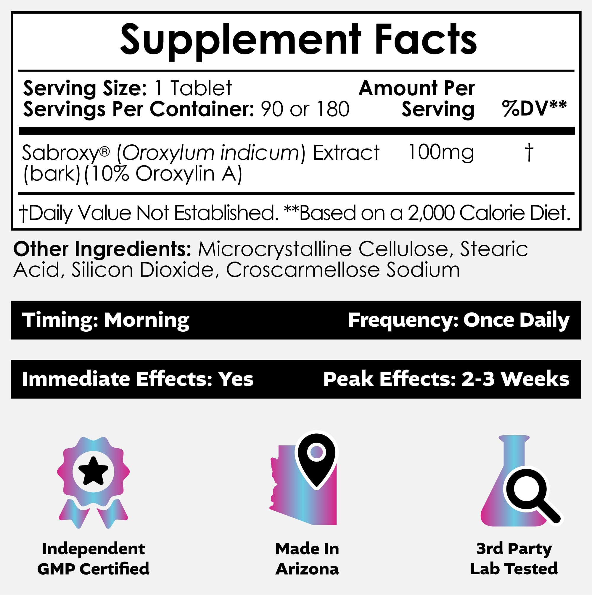 Nootropics Depot Sabroxy tabletas en mano mostrando dosis portátil y fácil uso