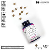 Nootropics Depot Sabroxy textura del polvo del extracto, alta pureza visible