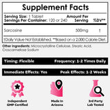 Nootropics Depot detalle de tableta masticable textura y borde para fácil disolución