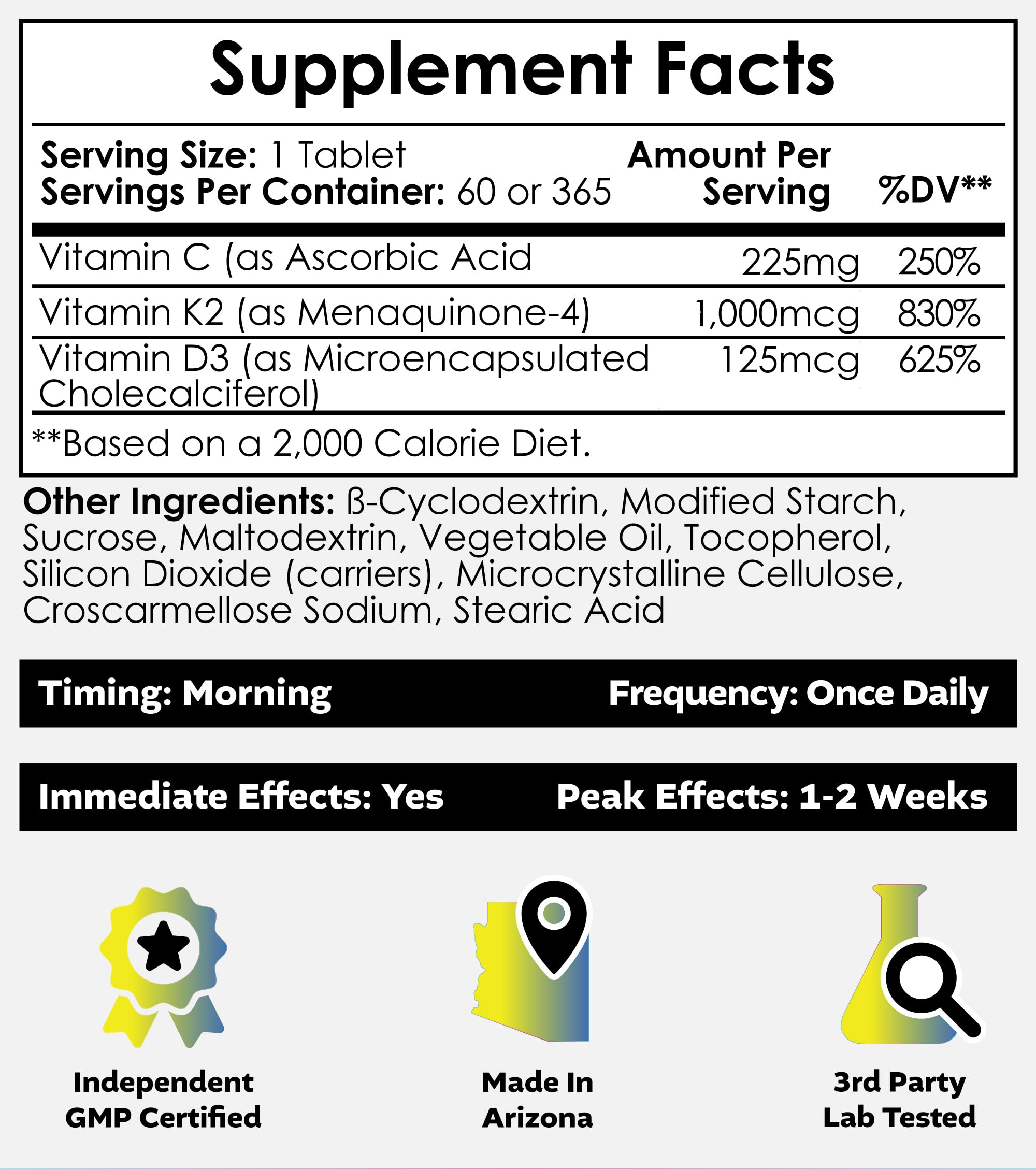Nootropics Depot detalle de la tableta para ver textura y calidad