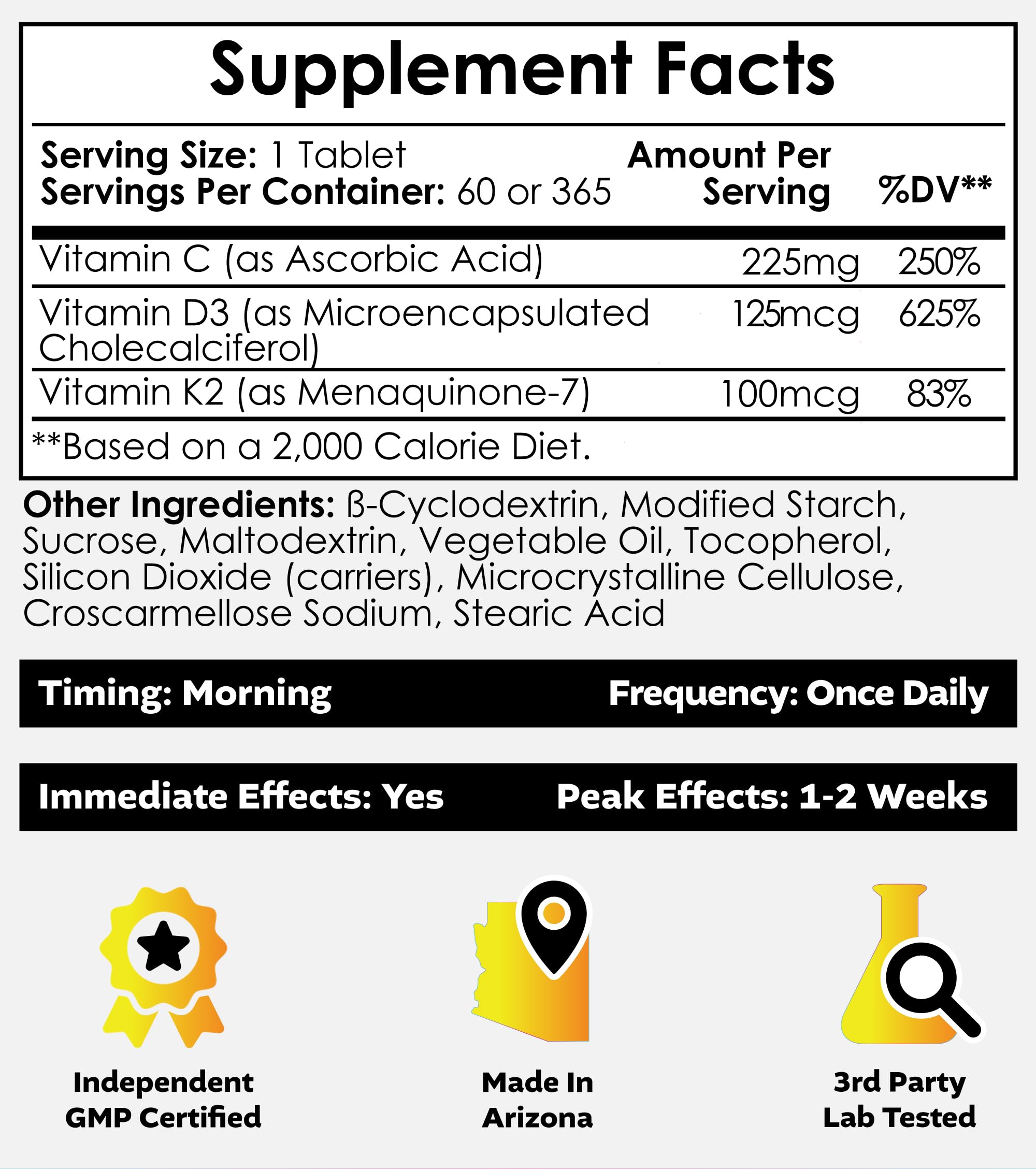 Nootropics Depot detalle de tabletas destacando textura y tamaño