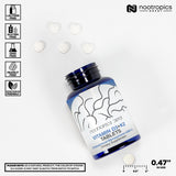 Nootropics Depot tabletas en mano mostrando la facilidad de uso