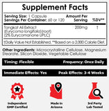 Nootropics Depot cápsulas dispensadas mostrando tamaño práctico y conveniencia