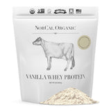 NorCal Organic envase frontal mostrando diseño y peso 2 lb, beneficio claridad informativa
