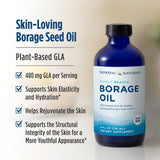 Nordic Naturals etiqueta con información nutricional y 480 mg de GLA por porción