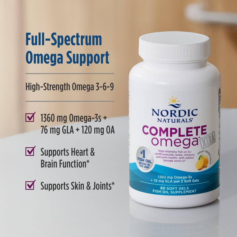 Nordic Naturals gota de aceite que ilustra concentración y absorción mejorada