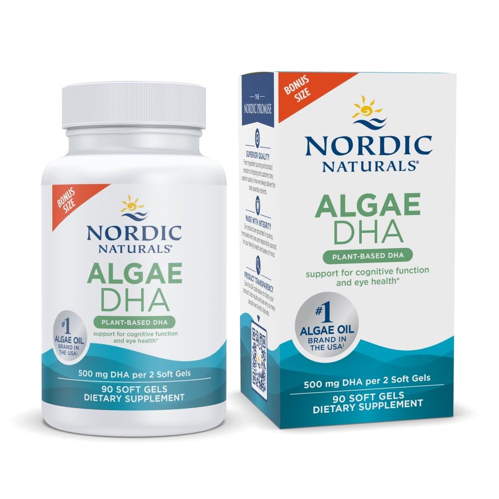Nordic Naturals frontal del envase con 90 cápsulas, muestra claridad y confianza