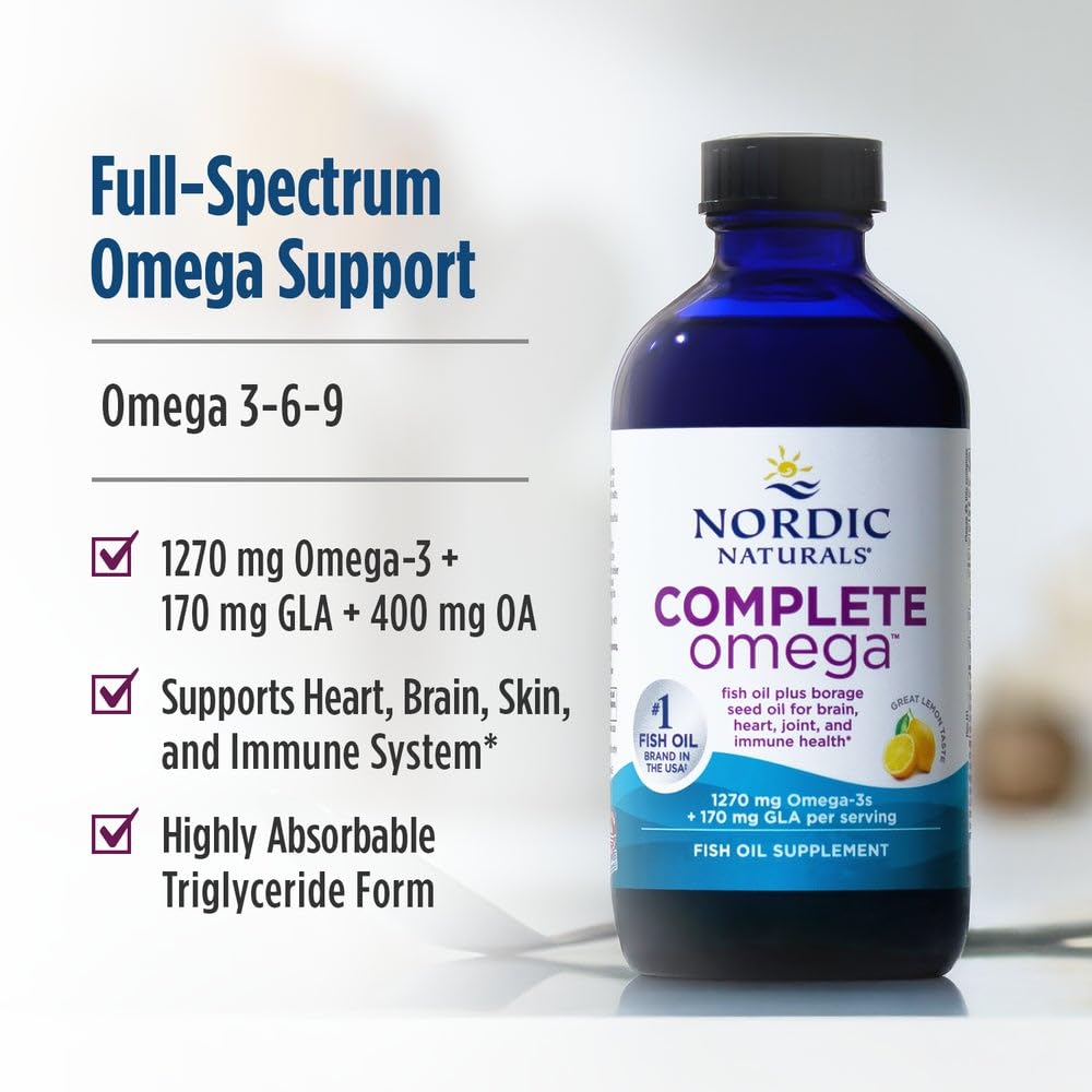 Nordic Naturals etiqueta detallada con ingredientes y pureza