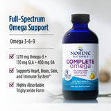 Nordic Naturals etiqueta detallada con ingredientes y pureza
