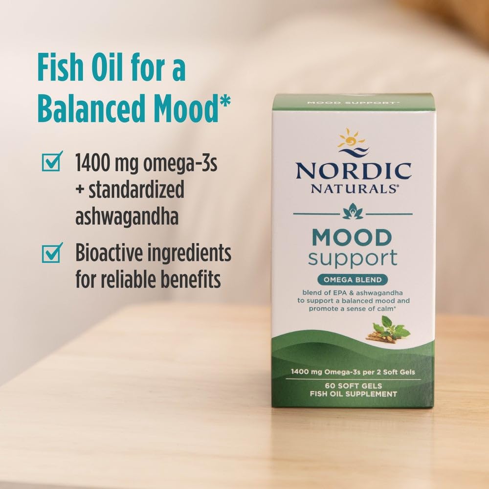 Nordic Naturals frasco abierto con cápsulas, visibilidad de cantidad