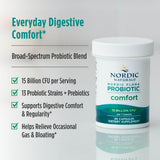 Nordic Naturals caja y frasco lado a lado para comparar tamaño y cantidad