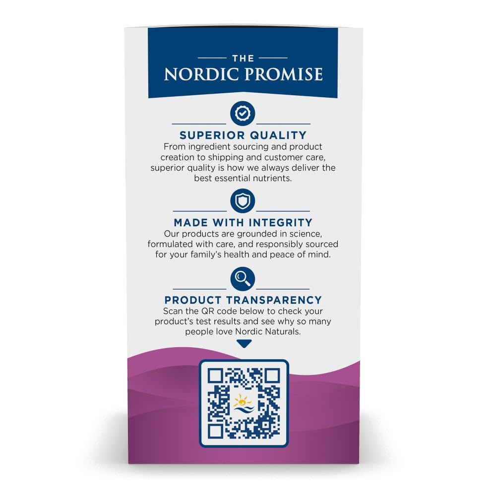 Nordic Naturals certificado de pruebas de laboratorio, pureza verificada