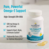 Nordic Naturals cápsula abierta mostrando aceite claro y alta calidad