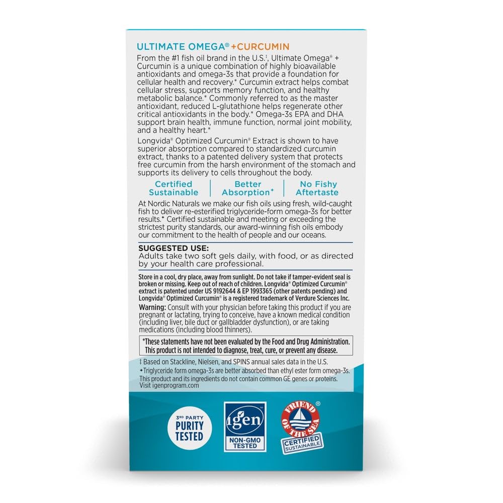 Nordic Naturals cápsulas en plato junto a limones, sabor agradable