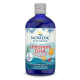 Nordic Naturals botella frontal del Children’s DHA con beneficio de sabor aceptable