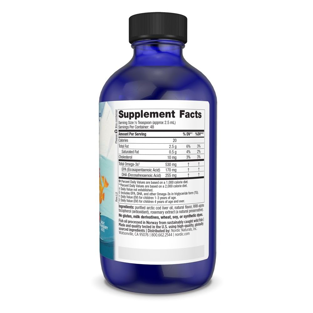 Nordic Naturals detalle de la textura del aceite y apariencia limpia y clara