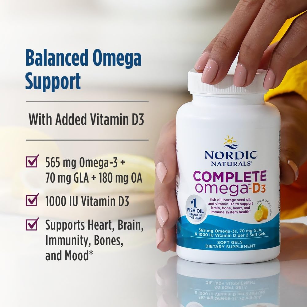 Nordic Naturals aceite translúcido que ilustra pureza y textura suave