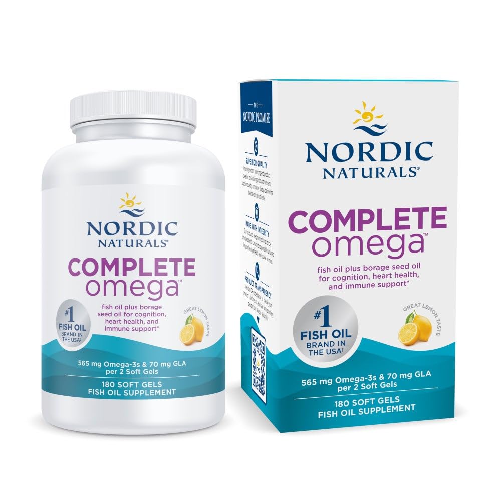 Nordic Naturals envase frontal mostrando 90 softgels y diseño claro